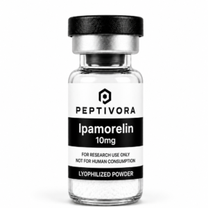 PEPTIVORA Ipamorelin Research Peptide Vial – 10 mg product image