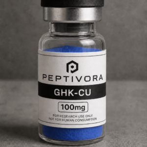 PEPTIVORA GHK-Cu copper peptide research vial