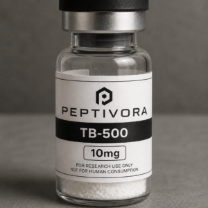PEPTIVORA TB-500 10 mg research peptide vial